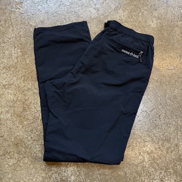 Montbell 블랙 나일론 팬츠