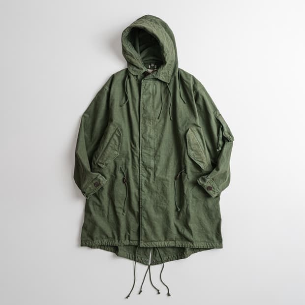 비헤비어 / dyed canvas m48 밀파카 올리브그린 / 2