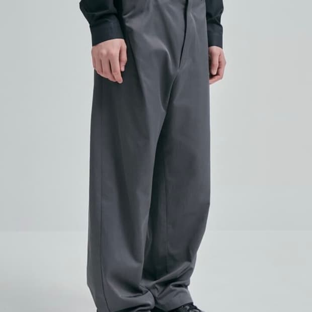 머듈 mudule x aieul Am pants grey (L)