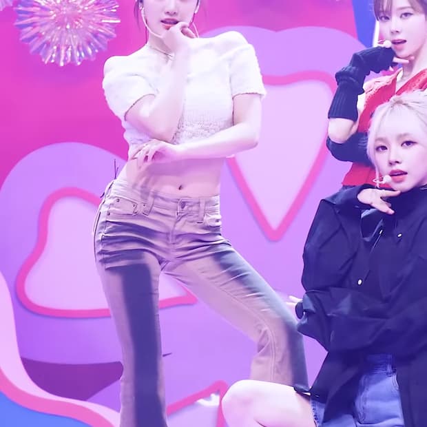 에스파 닝닝 와이낫어스 whynotus 슬레이드 진 부츠컷 팬츠