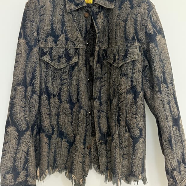 캐피탈 12온즈 페더 데님 3세대 자켓 인디고