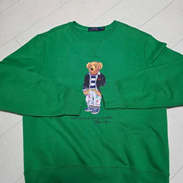 폴로 베어 맨투맨 곰돌이맨투맨 M 100 새상품급