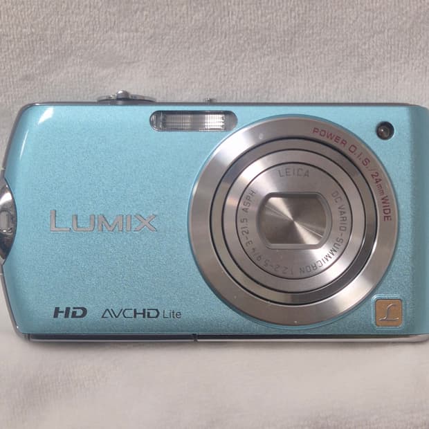 빈티지 디카) 파나소닉 루믹스 Fx70 스카이 블루 판매