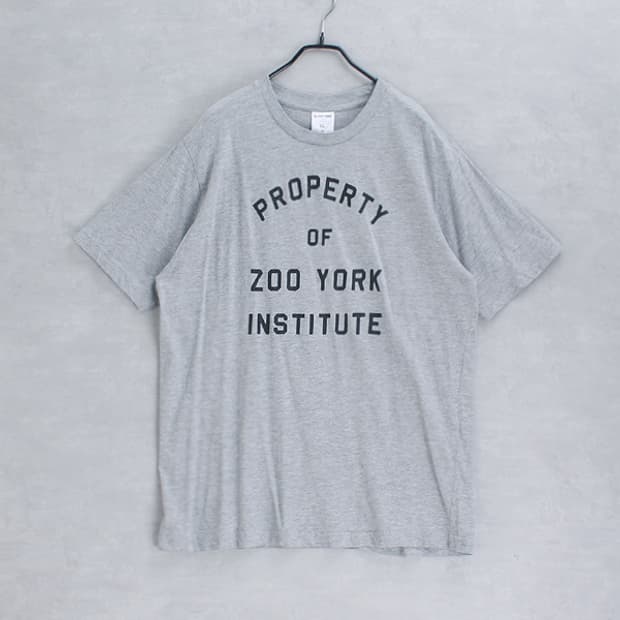 ZOO YORK _ crew neck print tee S6309