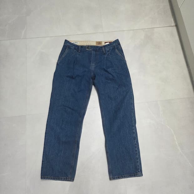 리넥츠 투턱 콘 데님 4사이즈