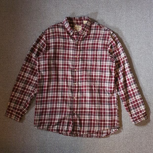 미국 수입 플란넬 체크 셔츠 no.9