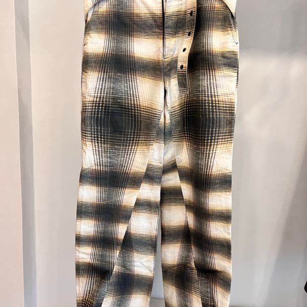 Bianca Saunders 22SS Belted Check Trouse