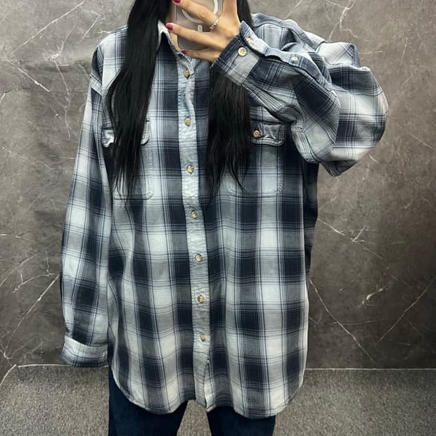 칼하트 긴팔 체크셔츠 s397