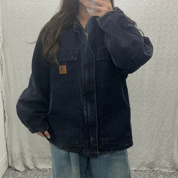 칼하트 C26 샌드스톤 디트로이트 누빔 워크 자켓 105 C06359