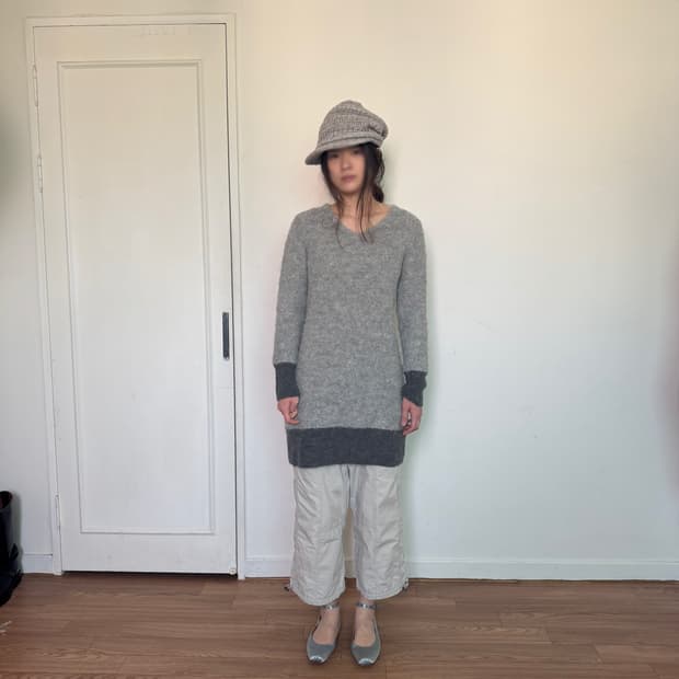 알파카 니트 드레스