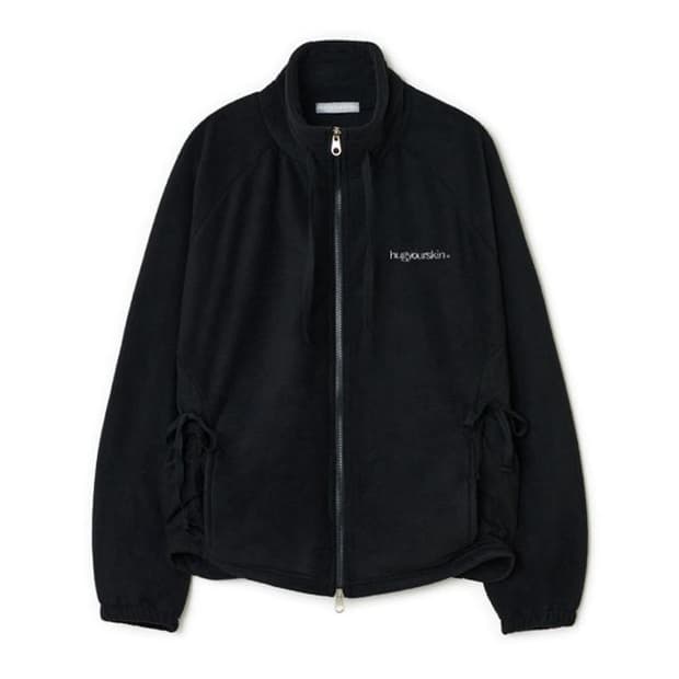 허그유어스킨 드로우 스트링 플리스 집업