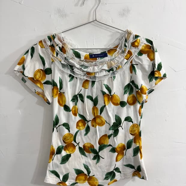 m’s gracy lemon printing top