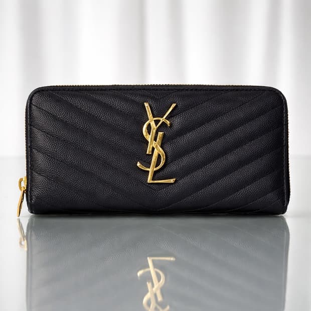 입생로랑 지퍼돌이 컴팩트 장지갑