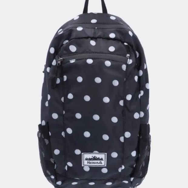 하이산 도트 백팩 블랙 가방