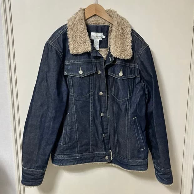 캘빈 클라인 진 양털자켓 L