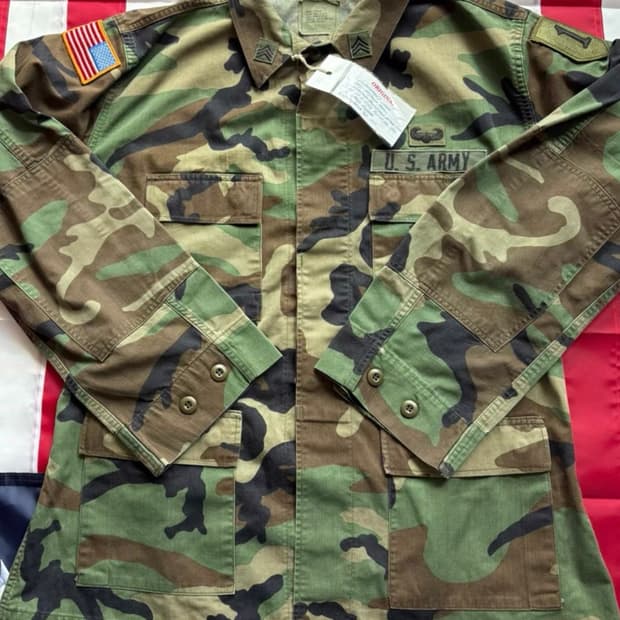  [US Army] 80s 오리지널 BDU 데저트 카모 자켓 
