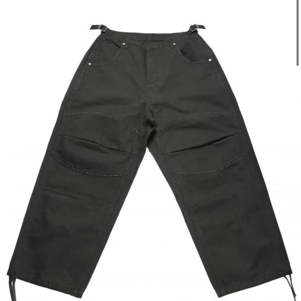MJD CANVAS 3D KNEE PANTS CHARCOAL