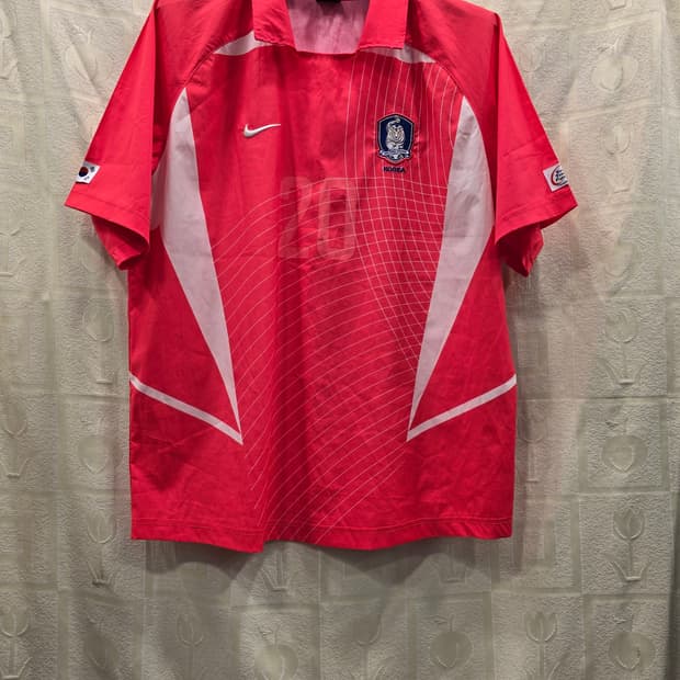 나이키 2002 대한민국 홍명보 축구 유니폼 100