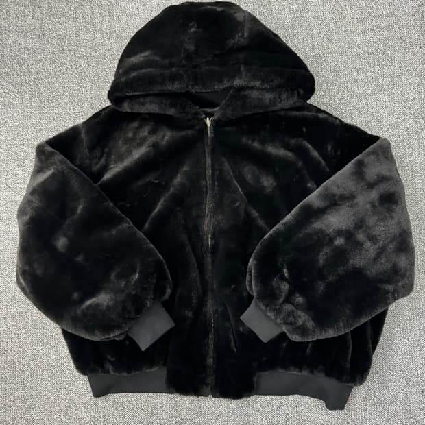 자라 리버시블 항공 점퍼 퍼 크롭 후드집업