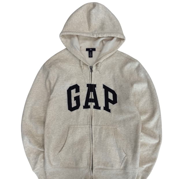 GAP 후드집업 크림색 (XS~S) 