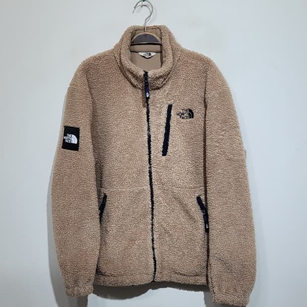 (XL) 노스페이스 후리스 점퍼 베이지 뽀글이 플리스 자켓 
