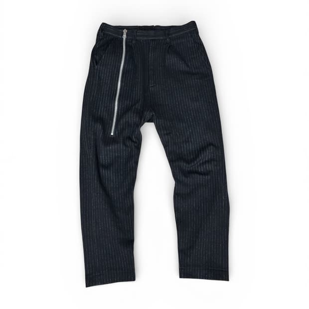 Classic Stripe Wool Trousers 