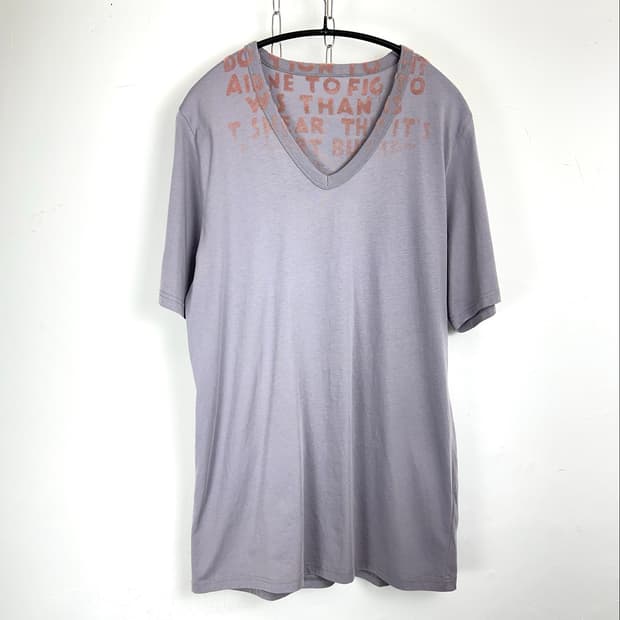 Maison Margiela 16SS AIDS Flocked Typogr