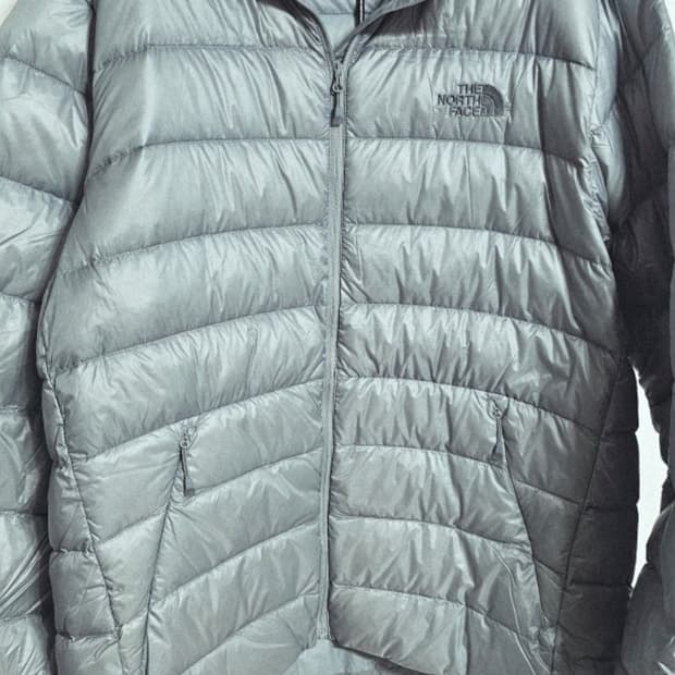 노스페이스 마티에 그레이 95  m 새상품 경량패딩 