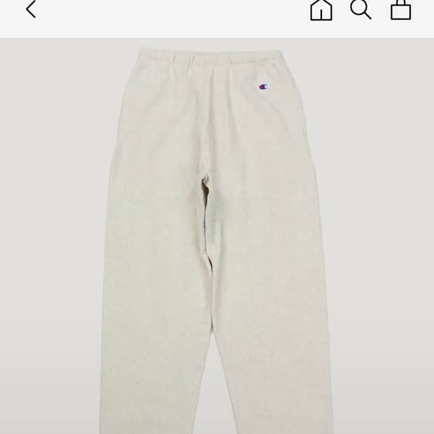 챔피온 리버스위브 프렌치 테리 스웻팬츠 오트밀 M