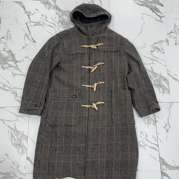 커버낫 체크 더플 코트