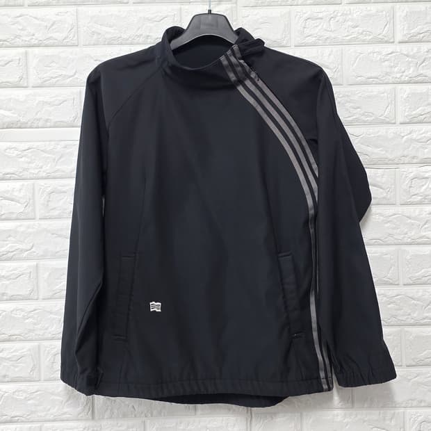 택포) 아디다스 블랙 아노락 바람막이 M