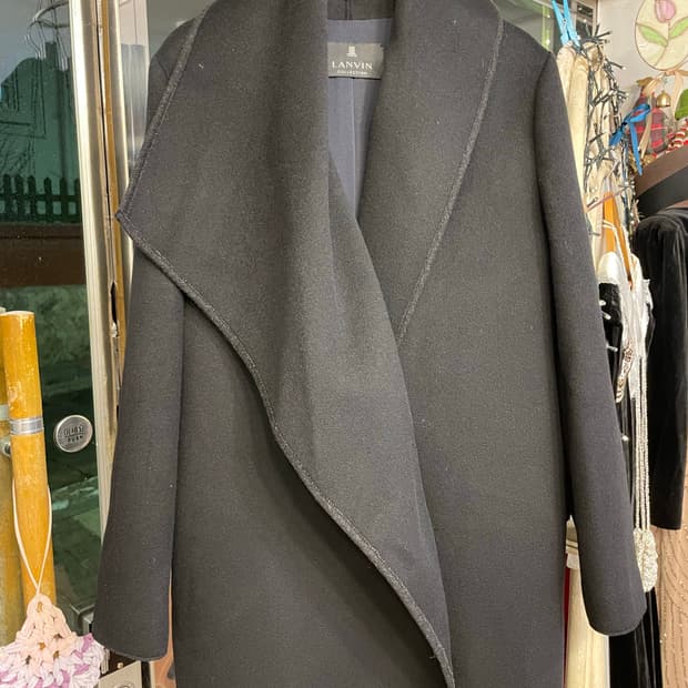 랑방 캐시미어 반코트