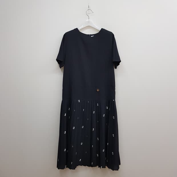 오즈세컨 토트 플리츠 원피스 76-90-155사이즈