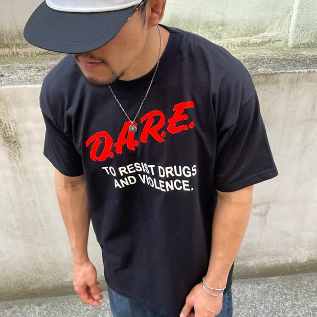 Dead stock)90s D.A.R.E. t-shirt
