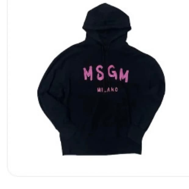 msgm 후드티