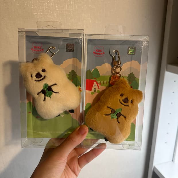 쿼카 커플 키링