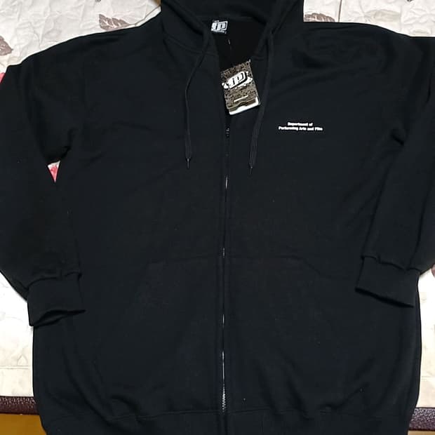 중앙대 예술대학원 미사용 기모후드집업 빅사이즈120 가슴65 기장83