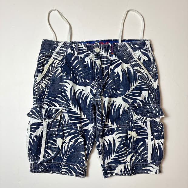 슈퍼드라이 10's 코튼 하와이안 팬츠 PN8703