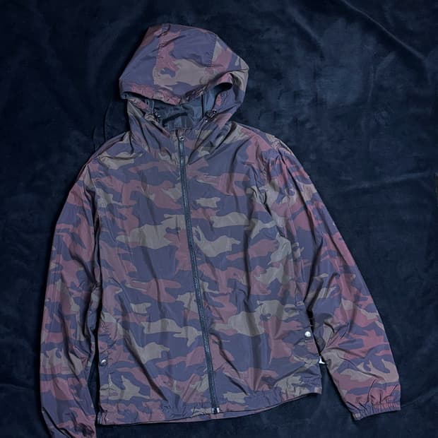 일본빈티지 SIERRA DESIGNS 카모 바람막이 자켓