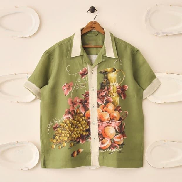 [L]S.S 달리 Fruit 린넨 셔츠