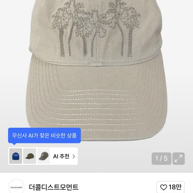 더콜디스트모먼트 모자 cap thecoldestmoment