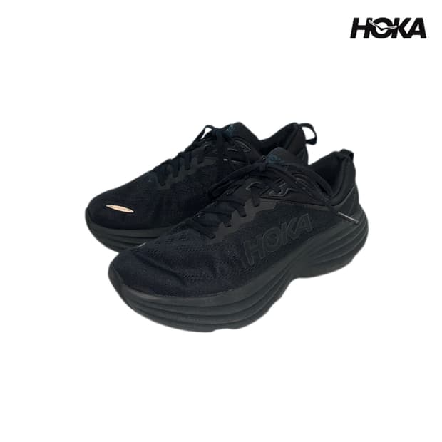 호카 본디8 와이드 런닝화 블랙