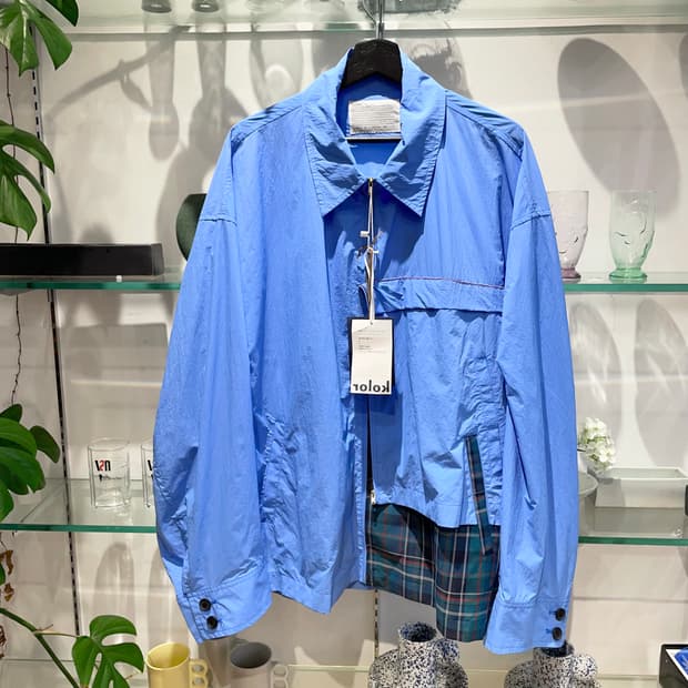 22SS KOLOR zip nylon blouson