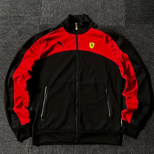 PUMA × Ferrari 스쿠데리아 트랙 자켓 M