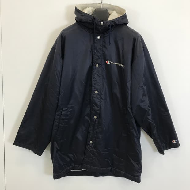 챔피온 빅로고 빈티지 양털안감 벤치코트 [L]