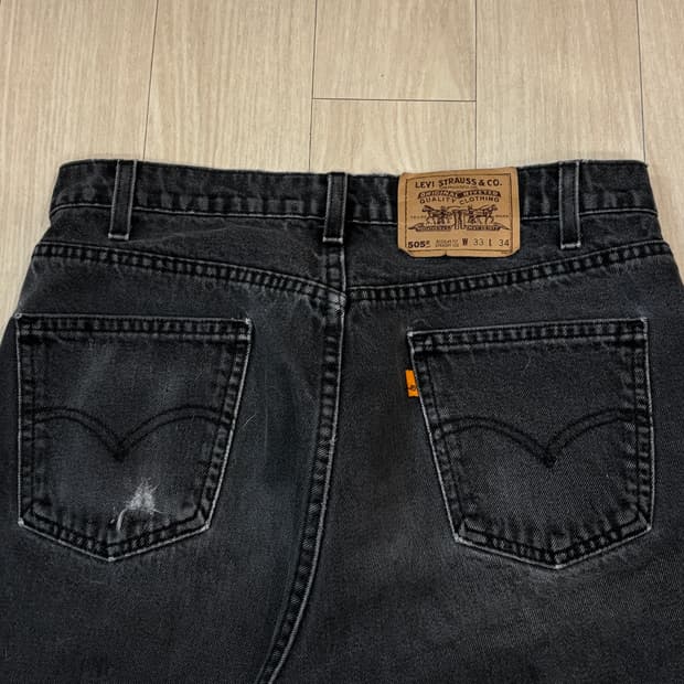 90s 리바이스 505 오렌지탭 USA 빨간줄씟