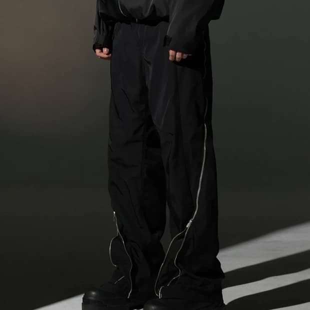 그레일즈 TWIST ZIP TROUSER (BLACK) 바지