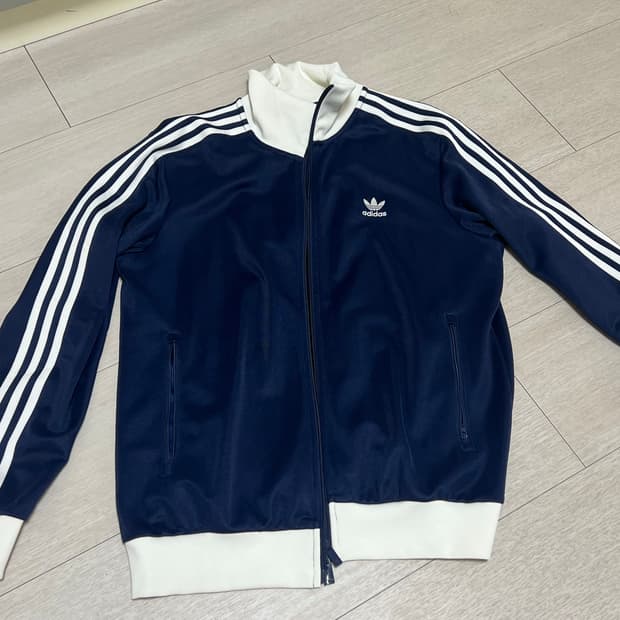 아디다스 져지 베켄바우어 네이비 흰색 XL