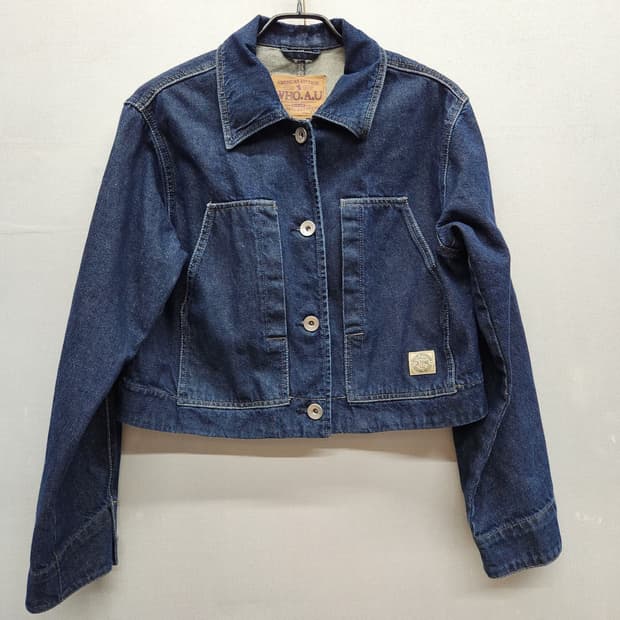 후아유 아메리칸 빈티지 크롭 데님자켓 S(M)