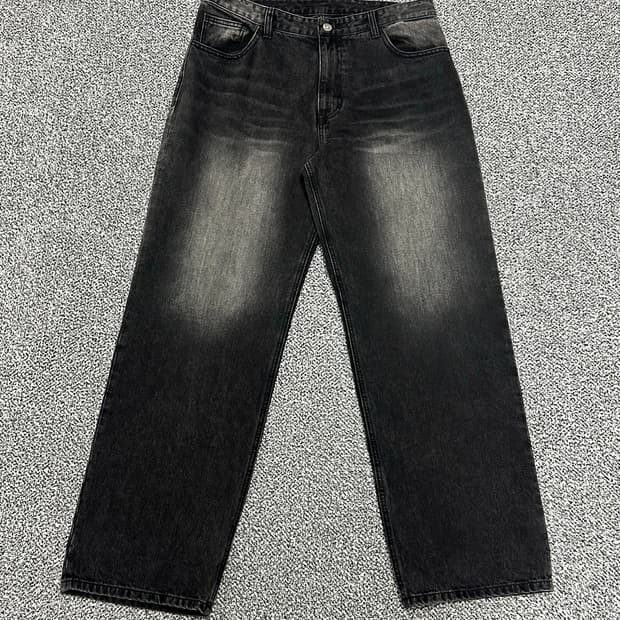 솔리드옴므 25년식 최신형 흑청 데님 바지